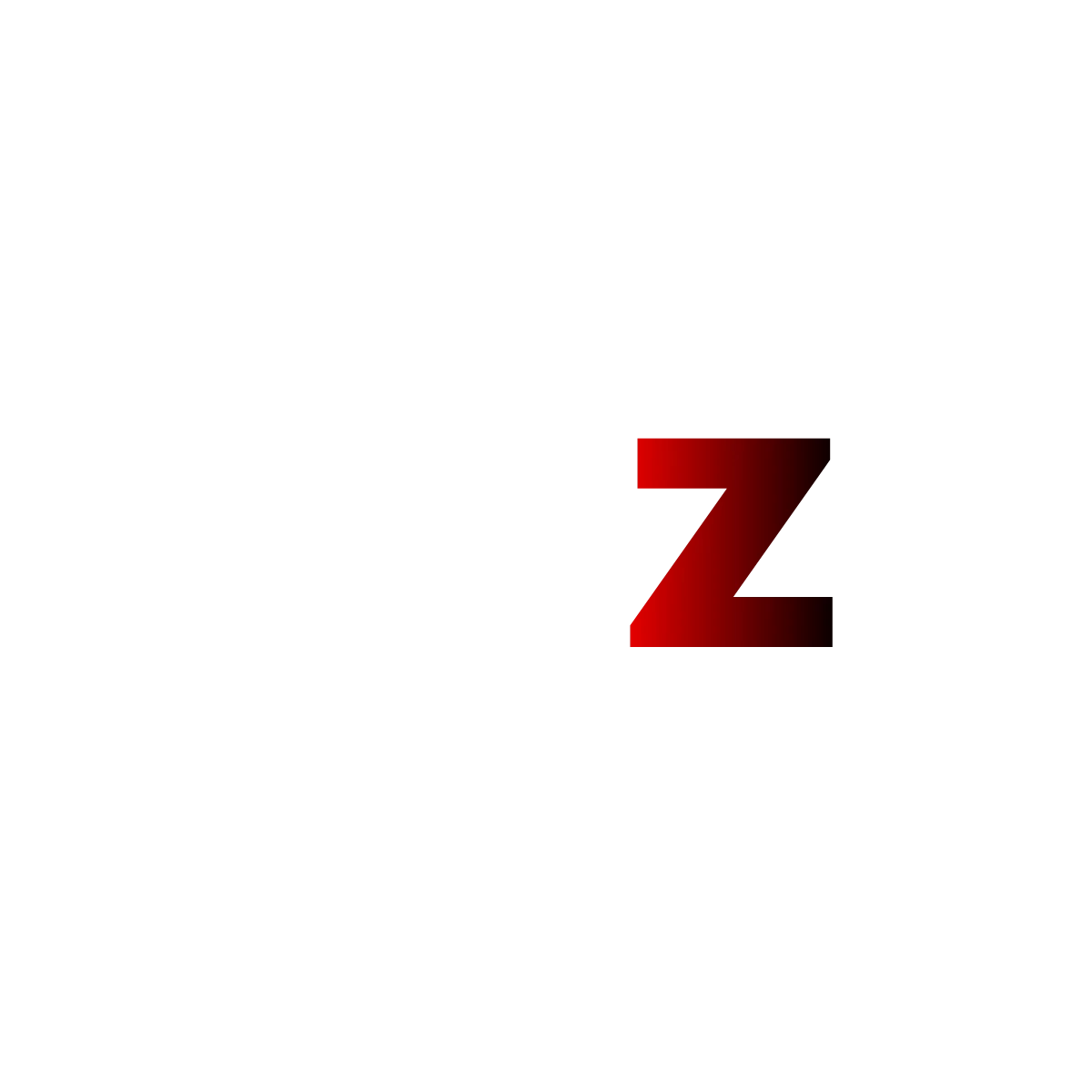 Arize wordmark, red Z-fade